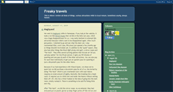 Desktop Screenshot of freakytravels.blogspot.com