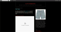 Desktop Screenshot of citystreetz.blogspot.com