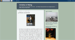 Desktop Screenshot of christineinpeking.blogspot.com