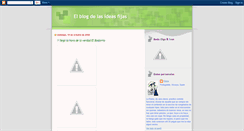 Desktop Screenshot of elblogdelasideasfijas.blogspot.com
