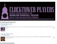 Tablet Screenshot of clocktowerplayers.blogspot.com