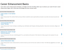 Tablet Screenshot of careerenhance.blogspot.com