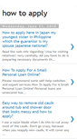 Mobile Screenshot of how-to-apply-fyr.blogspot.com