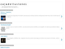 Tablet Screenshot of cajadeilusiones.blogspot.com