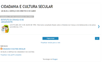 Tablet Screenshot of cidadaniaeculturasecular.blogspot.com