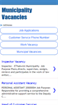 Mobile Screenshot of municipalityvacancies.blogspot.com