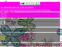 Tablet Screenshot of elavioncitodelosuenos.blogspot.com