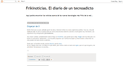Desktop Screenshot of frikinoticias.blogspot.com