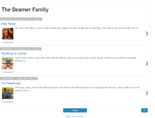 Tablet Screenshot of deamerfamily.blogspot.com