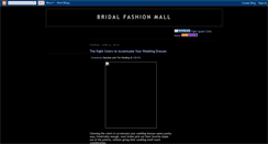 Desktop Screenshot of bridalfashionmall.blogspot.com