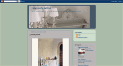 Desktop Screenshot of fabulouslypatine.blogspot.com