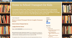 Desktop Screenshot of hometoschooltransport.blogspot.com