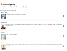 Tablet Screenshot of dailyshennanigans.blogspot.com