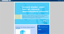 Desktop Screenshot of fundacioakwabacreantbarri.blogspot.com