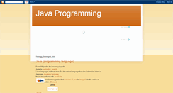 Desktop Screenshot of javaproinfo.blogspot.com