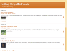 Tablet Screenshot of buildingthingsbackwards.blogspot.com