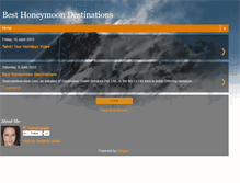 Tablet Screenshot of best-honeymoondestinations.blogspot.com