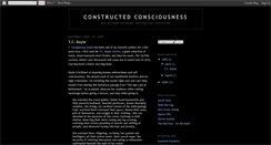 Desktop Screenshot of constructedconsciousness.blogspot.com