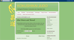 Desktop Screenshot of kokushikai-judo.blogspot.com