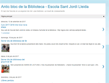 Tablet Screenshot of biblioteca-santjordi.blogspot.com