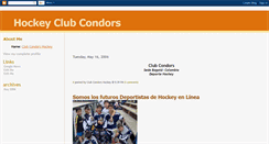 Desktop Screenshot of hockeyclubcondors.blogspot.com