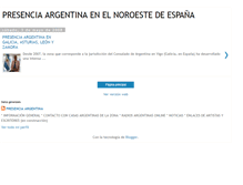 Tablet Screenshot of presenciaargentina.blogspot.com