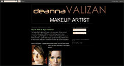 Desktop Screenshot of deannasmakeup.blogspot.com