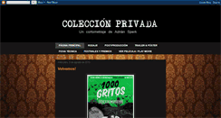 Desktop Screenshot of coleccionprivada-corto.blogspot.com