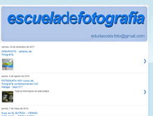 Tablet Screenshot of escueladefotografia.blogspot.com