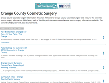 Tablet Screenshot of orange-county-cosmetic-surgery.blogspot.com