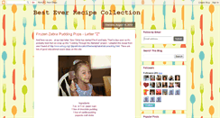 Desktop Screenshot of besteverrecipecollection.blogspot.com