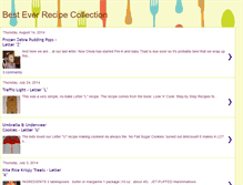 Tablet Screenshot of besteverrecipecollection.blogspot.com