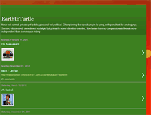 Tablet Screenshot of earthtoturtle.blogspot.com