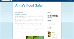 Desktop Screenshot of annasfoodsafari.blogspot.com