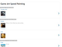 Tablet Screenshot of gameartatspeed.blogspot.com