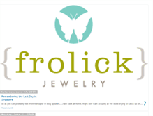 Tablet Screenshot of frolickjewelry.blogspot.com