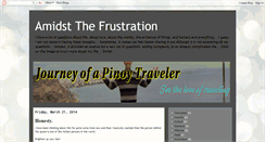 Desktop Screenshot of amidstthefrustration.blogspot.com