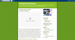 Desktop Screenshot of hampshirebeekeepers.blogspot.com