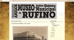 Desktop Screenshot of museoderufino.blogspot.com