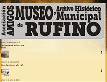 Tablet Screenshot of museoderufino.blogspot.com