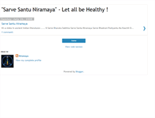 Tablet Screenshot of niramayaayurveda.blogspot.com