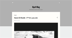 Desktop Screenshot of kiprit.blogspot.com