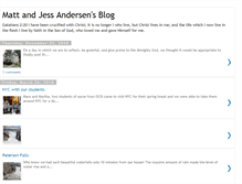 Tablet Screenshot of jessmattandersen.blogspot.com