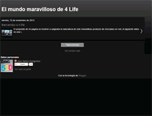 Tablet Screenshot of 4lifemundial.blogspot.com
