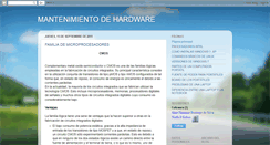 Desktop Screenshot of mantenimientomaty.blogspot.com