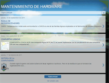 Tablet Screenshot of mantenimientomaty.blogspot.com