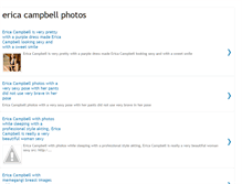 Tablet Screenshot of erica-campbell-photos.blogspot.com