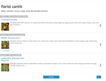 Tablet Screenshot of floriscantik.blogspot.com