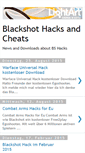 Mobile Screenshot of blackshot-hacks.blogspot.com