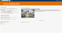 Desktop Screenshot of huachoinfo.blogspot.com